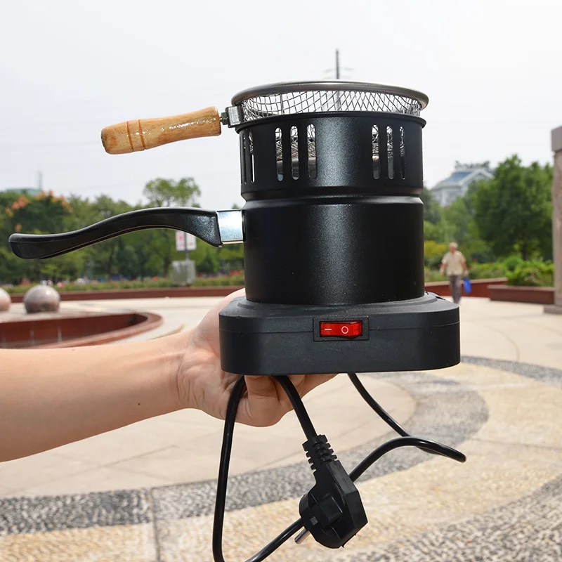 220V/50 Hz 600W Black Shisha Hookah Charcoal Burner Heater Stove Hot Plate for Chicha Narguil Tool