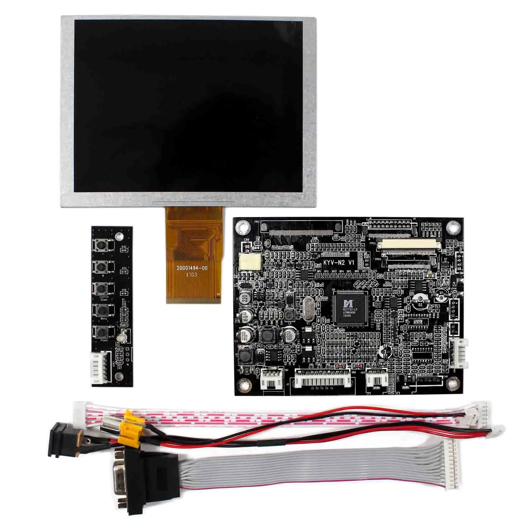 Vga + Av Scheda Del Controller di 5 "ZJ050NA-08C Replcace AT050TN22 V1 640X480 Pannello Lcd