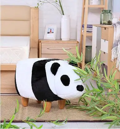 

Contemporary and contracted creative panda switch shoes stool can change that