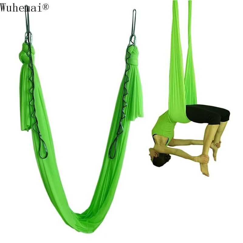 1 meters Tailored length Yoga hammock swing fabric Aerial Traction Flight Anti-gravity Length customization yoga belt yoga hall