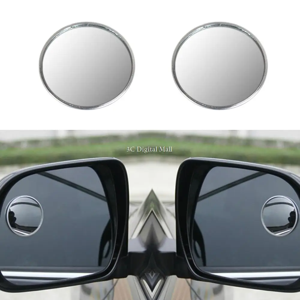 2pcs Wide Angle Round Convex RearView Blindspot Mirror Car Vehicle Mirror Blind Spot Mirrors 2inch 3inch 4inch