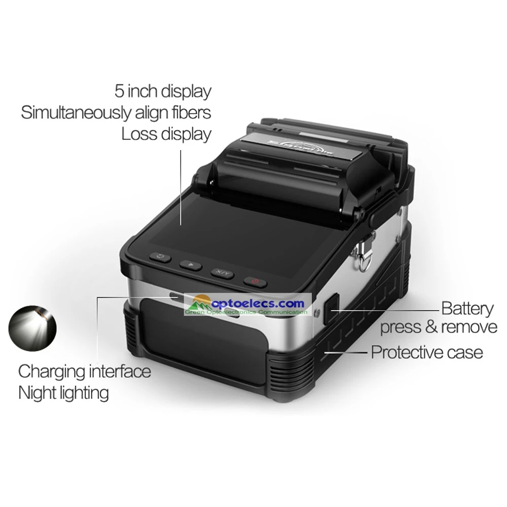 Signalfire AI-7 AI-7C SM and MM Automatic FTTH Fiber Optical Welding Splicing Machine Fiber Fusion Splicer AI-7 Welding Machine