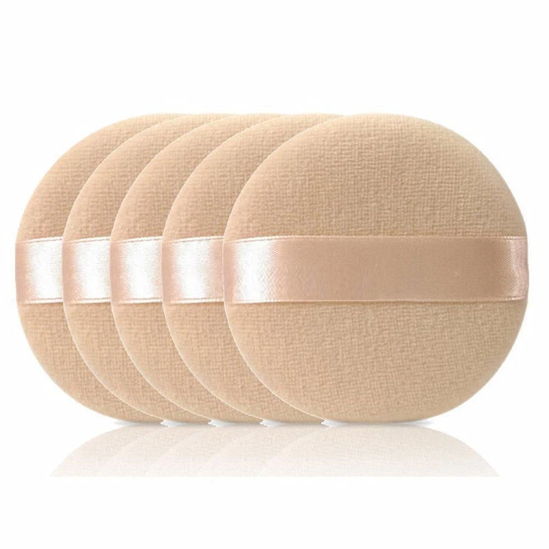 5pcs Women Facial Face Body Beauty Smooth Cosmetic Foundation Powder Puff Makeup Sponge Puff Tools