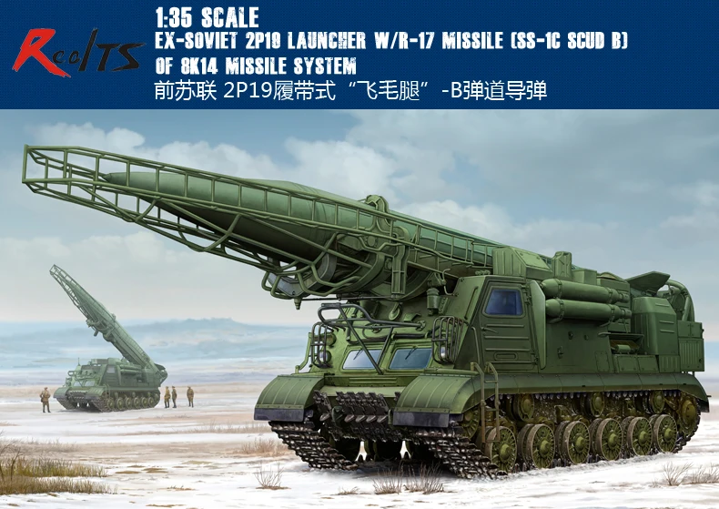 Trumpeter 01024 1:35 Ex-Soviet 2P19 Launcher mit R-17-Rakete (SS-1C SCUD B) – Ein detaillierter Erfahrungsbericht zum Modellbau