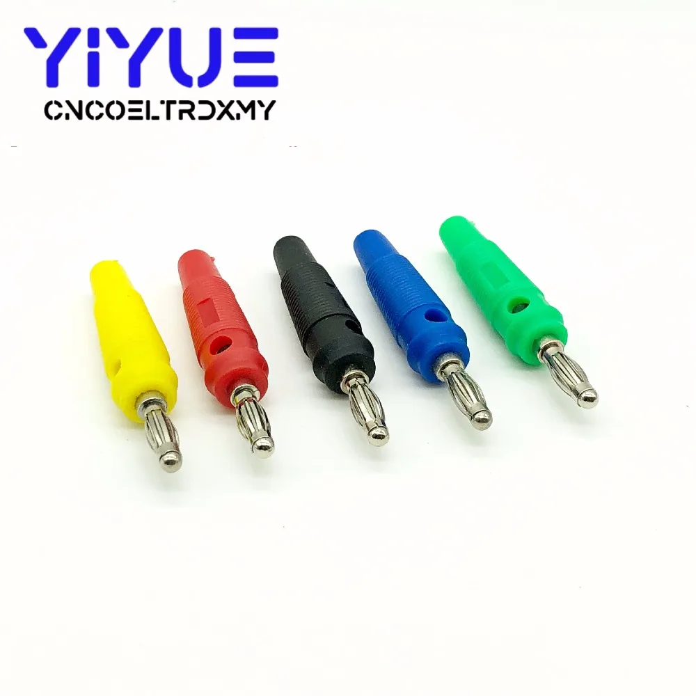 4MM Banana Plug Audio Speaker Connectors Amplifier Speaker Binding Post 4mm Banana Jack Plug For Cable Terminals