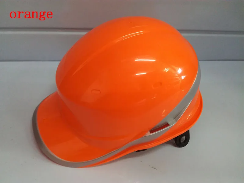 102018 Safety Helmet Hard Hat Work Cap ABS Insulation Material With Phosphor Stripe Construction Site Insulating Protect Helmets