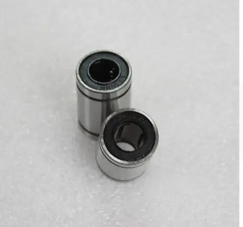 Free shipping 12pcs/lot lm8uu linear bearing 8mm linear brushing ball bearing for 3d pringter cnc parts