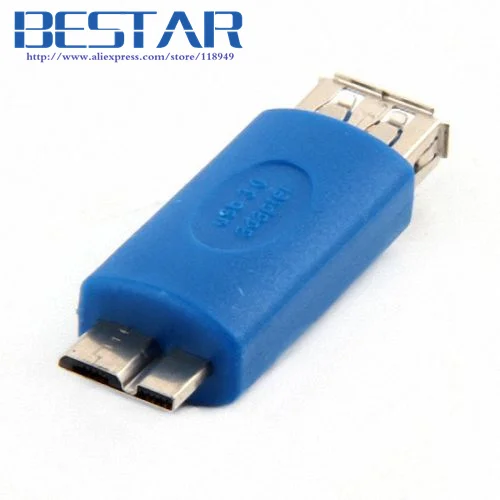 Standard USB3.0 USB 3.0 type A Female to Micro B male A to MICRO Adapter convertor connector Blue