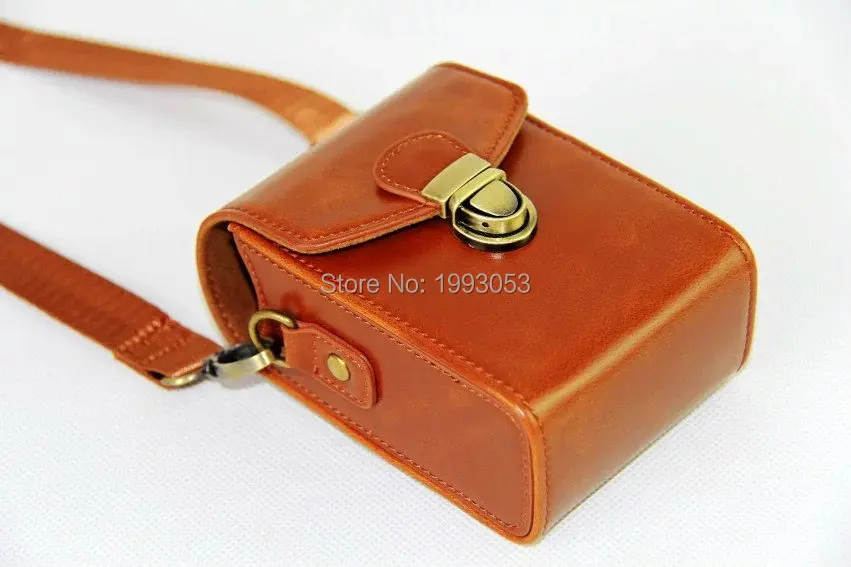 Máy Ảnh phổ Bag Video Trường Hợp PU Da Túi Đựng Bảo Vệ Cho Canon Sony Nikon Samsung cho Casio FUJI Fujifilm Leica Panasonic