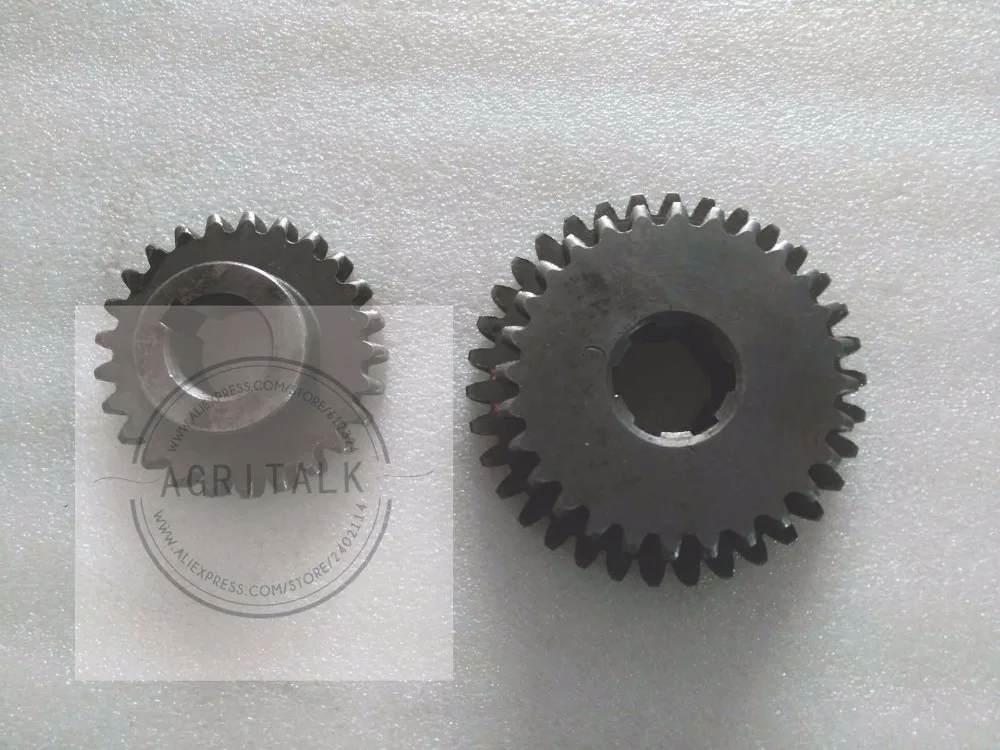 set of gears with part number:81.37.112 +81.37.140(20mm) for Shanghai Shuhe walking tractor