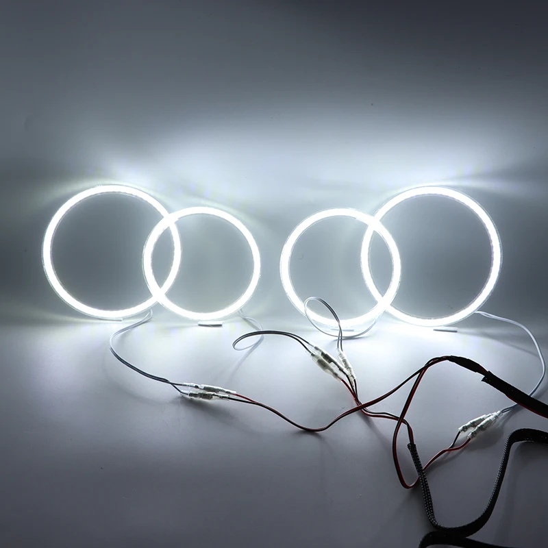 Ultra bright SMD white LED angel eyes  ring kit daytime running light DRL for Chevrolet Lacetti Optra Nubira 2002-2008
