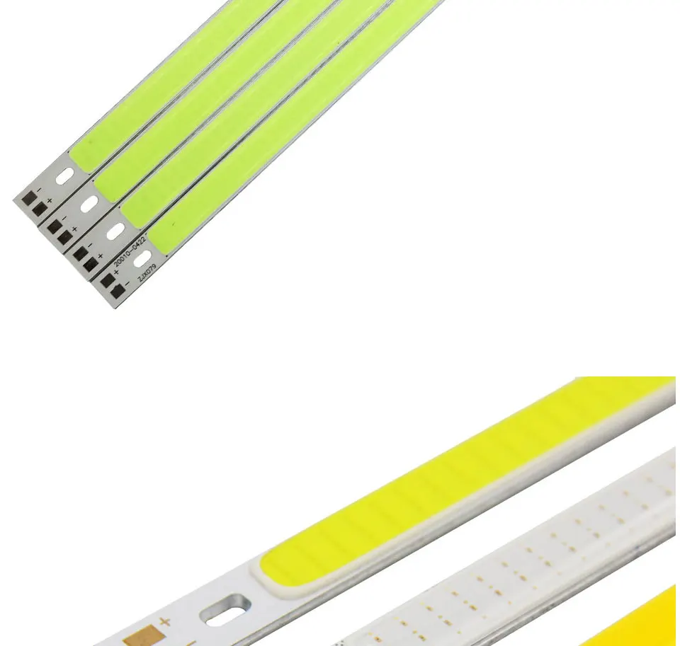 [Sumbulbs] 200 x 10 mm 0422 10 W LED-Licht COB-Streifenlampe DC 12–14 V 1000 lm grün gelb rot blau warmweiß reines weißes Balkenlicht – Detail 4