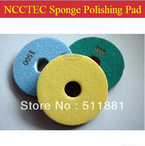 

6'' wet diamond sponge scouring polishing pad for concrete marble granite FREE shipping | 150mm diamond sponge pad