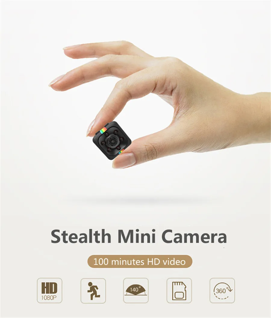 SQ11 เดิมกล้องวิดีโอ Full HD 1080 จุดมินิกีฬากล้องบันทึกวิดีโอหมวกกันน็อก Secret Action เว็บแคม Micro Cam กล้องวงจรปิด espia