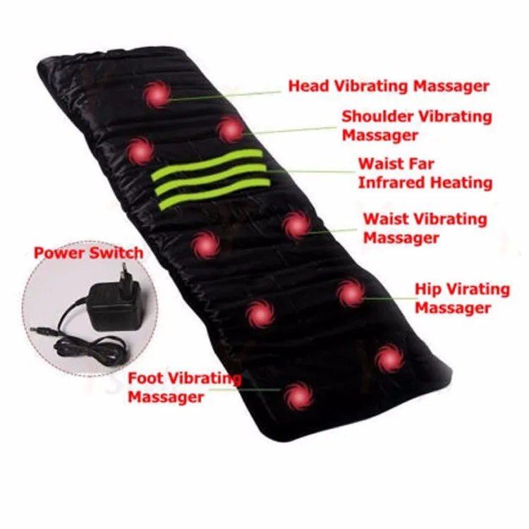 

Vibrating Massage Mattress DC12V Massage Cushion Sofa Bed electronic massage therapy bed Massage Relaxation massageador