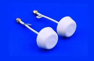 5.8GHz Circular Polarized Antenna Set White, RP-SMA Plug wireless video send RX