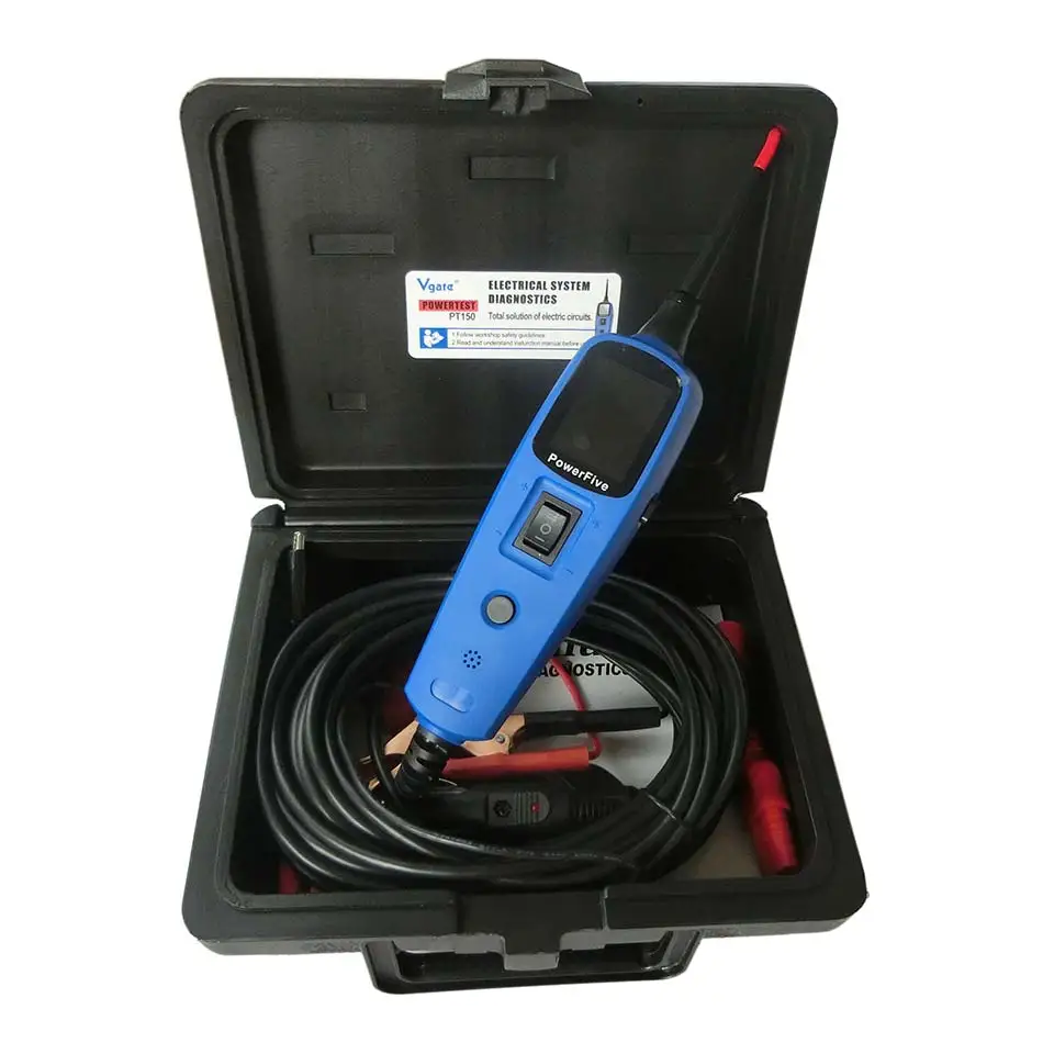 

Vgate Power Test 12 В PT150 Power Scan 24 В Карандаш Тестер Электрическая система Сканер цепей Автомобильные диагностические инструменты для аккумулятора