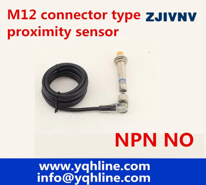 

M12 connector type NPN NO DC 3 wires proximity inductive sensor proximity switch distance 4mm/2mm angle plug with LED