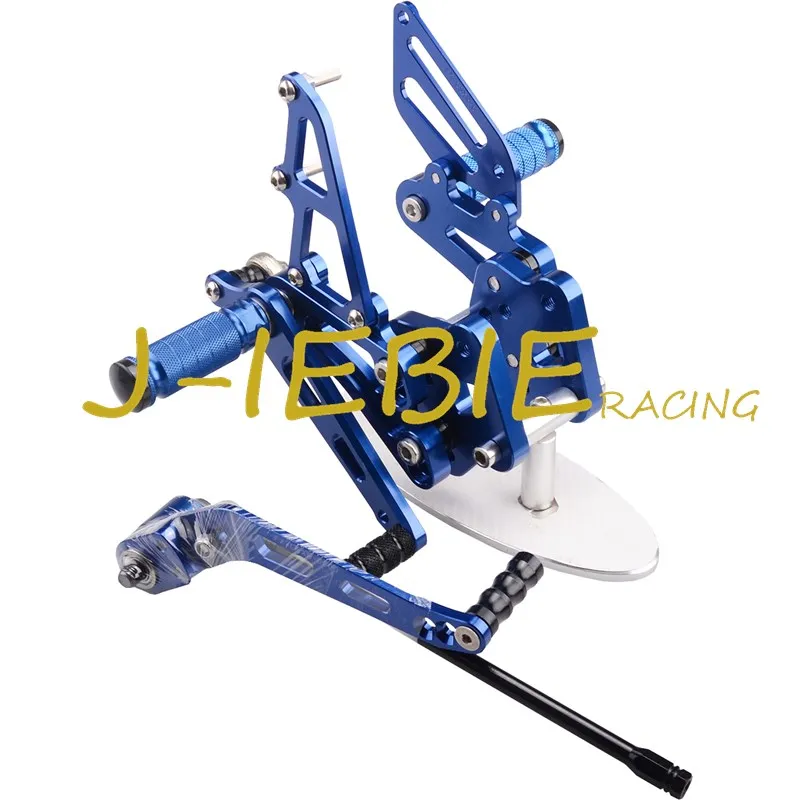 CNC Racing Rearset Adjustable Rear Sets Foot pegs For Suzuki GSXR 600 750 GSXR600 GSXR750 2006 2007 2008 2009 2010 K6 BLUE