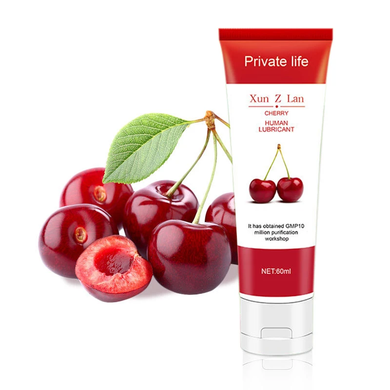 Fruit Flavor Lubricant for Anal Sex Oral Sex Massage oil Strawberry/ Cherry/Peach Lubricating oil Water Based Lube Easy To Clean