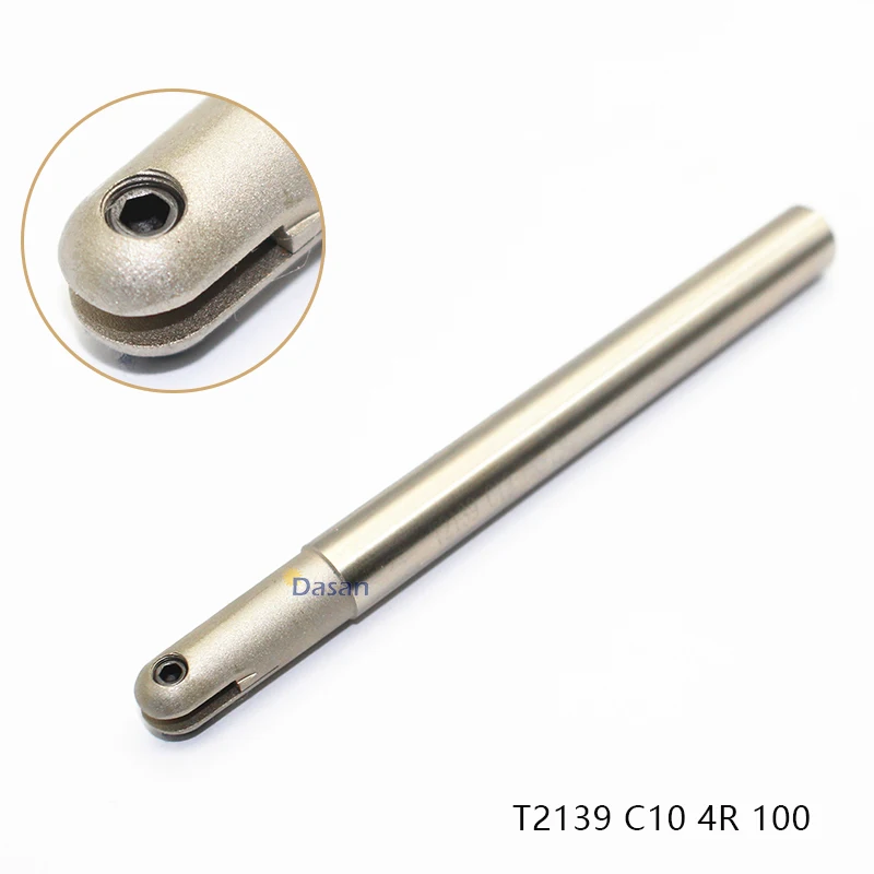 T2139 C10 4R 100 End Mill Arbor Long 100mm  P3200 D8 R4 SP1030 Indexable Milling Holder CNC Lathe Mill Cutter Tool