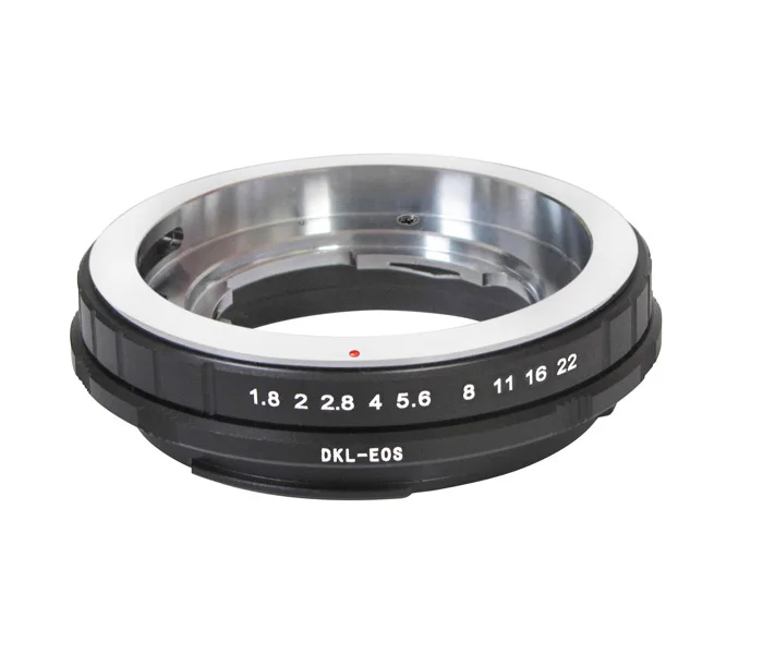 Foleto Camera Metal Converter for DKL-EOS Retina Voigtlander DKL Lens to EF Mount Lens Adapter Ring for Canon 500D 600D 650D