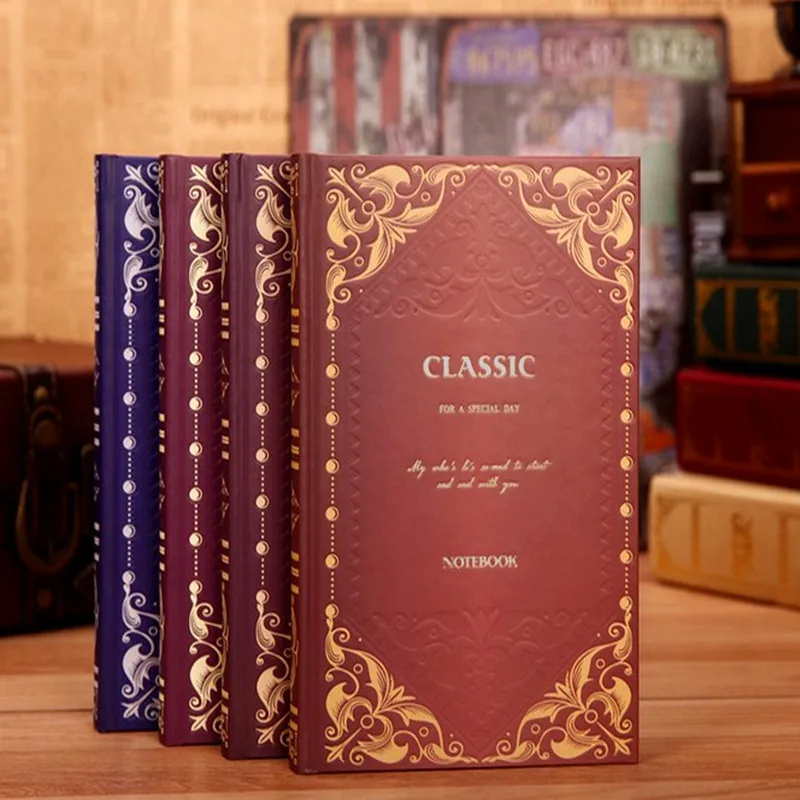 Creative Vintage A5 hardcover notebook Royal family notepad fashion retro diary Student Stationery Gifts School Office Supplies
