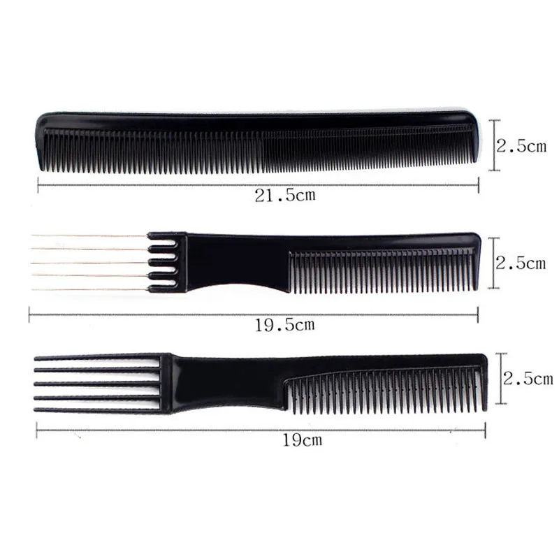 10 pcs Professional Comb Hair Barber Shop Antistatic Combs Beauty Combing Hair Care Styling Tool