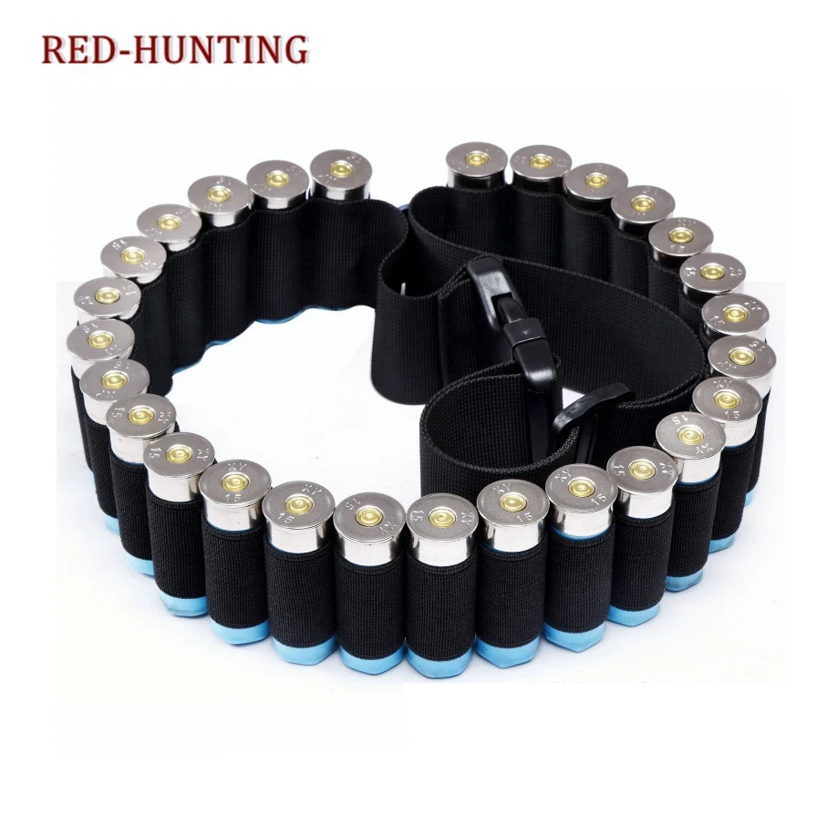 New Belt 26 50 Rounds Shell Holder Airsoft Hunting Accessory Tactical 12 Gauge Ammo Holder Military Shotgun Cartridge Belt