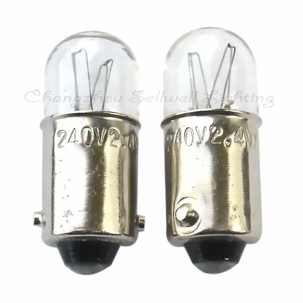 

2024 Rushed New Professional Ce Edison Lamp Edison 2.4w Ba9s T10x24 New!miniature Lamp Bulb A095