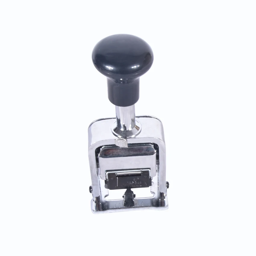1PC 6 Tự Động Bỏ Qua Đánh Số Máy 45 Loại Kim Loại Mực In Hình 6 Chữ Số, có Thể Điều Chỉnh Số