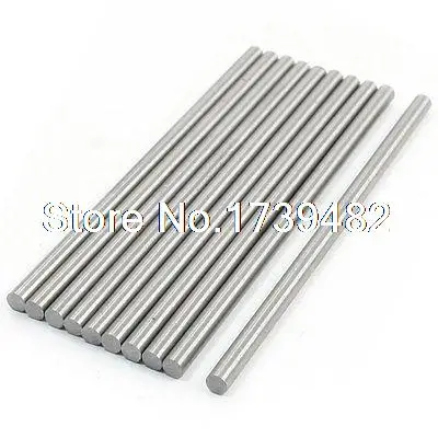 10 Pcs 4.3mm x 100mm HSS Graving Tool Turning Lathe Bars Silver Tone