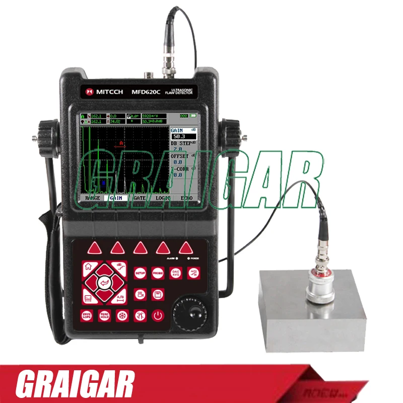 New MFD620C Ultrasonic Flaw Detector With 0.2 to 20MHz Bandwidth