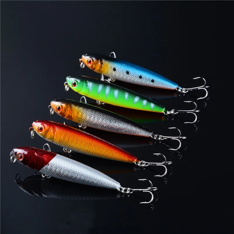 New 18pcs/Set Fishing Lures Mixed 3 Model Fishing Tackle 18 Color VIB Lure Pencil Bait Mix Fishing Bait Wholesale