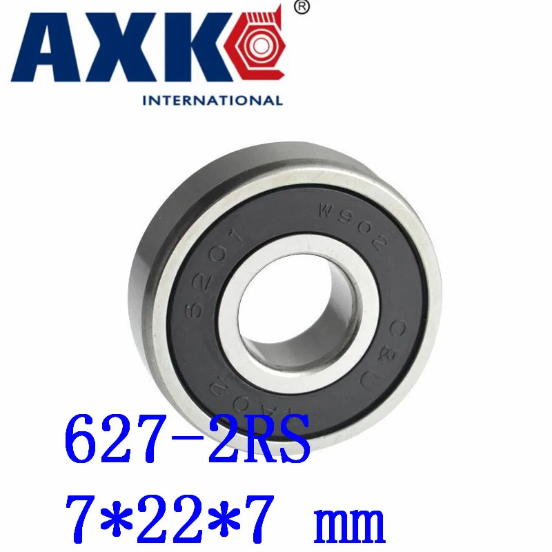 

2023 New Thrust Bearing Rodamientos 50pcs Free Shipping Double Rubber Sealing Cover Deep Groove Ball Bearing 627-2rs 7*22*7 Mm