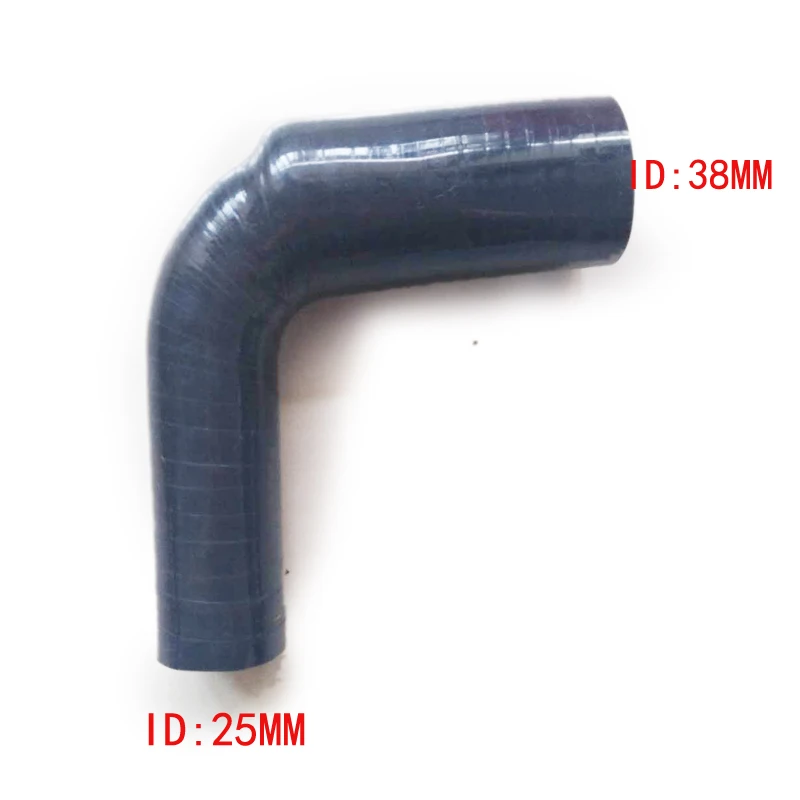 25/38mm 90 Degree Eblow Silicone hose Reducer Couple