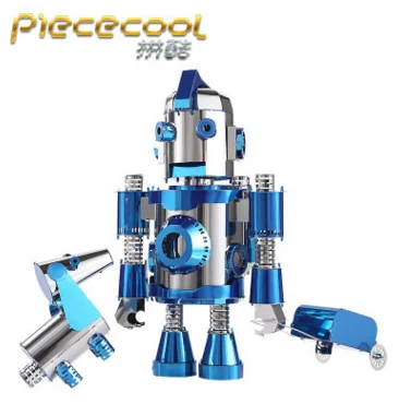 Piececool models 3D Metal Nano Puzzle The travel of hello cool Model Kits DIY 3D Laser Cutting Models Jigsaw Toys for adults