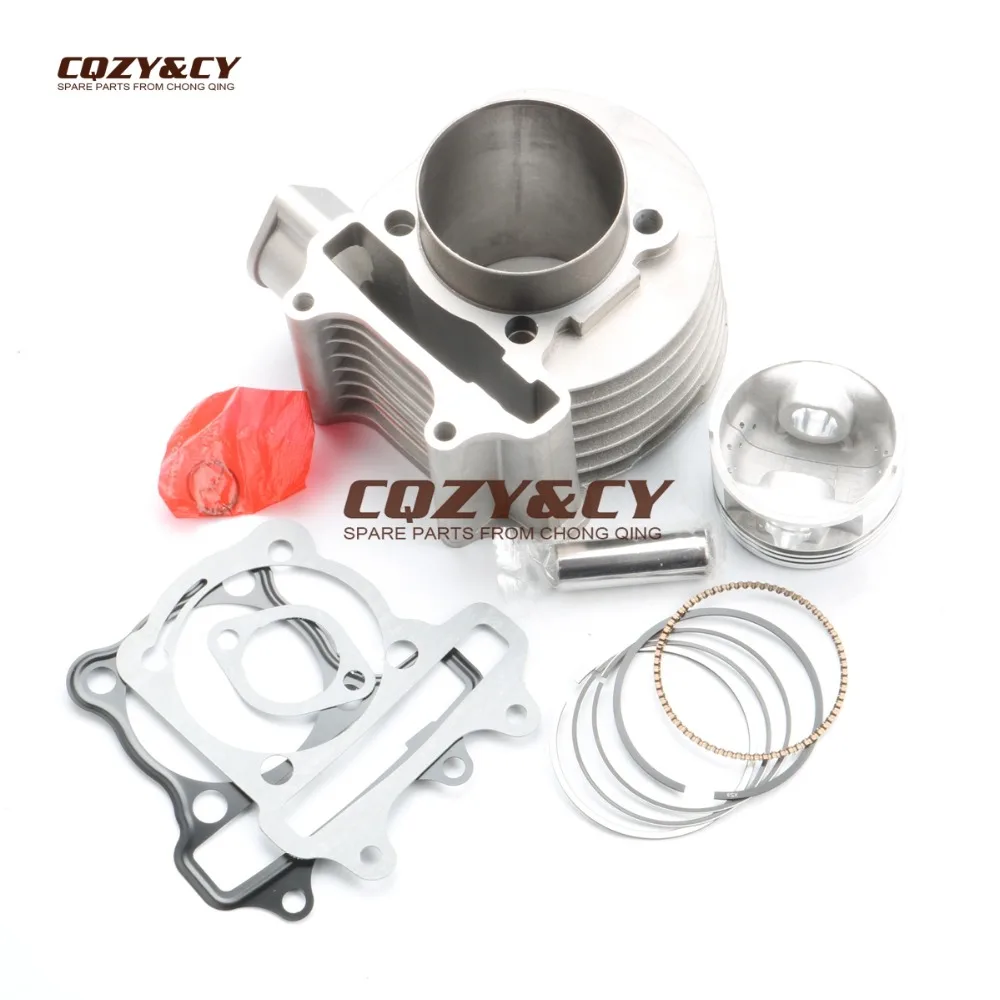 155cc EGR Cylinder Head Assembly & 58.5mm Big Bore Cylinder KIT for SCOOTERS 150cc GY6 157QMJ MOTOR