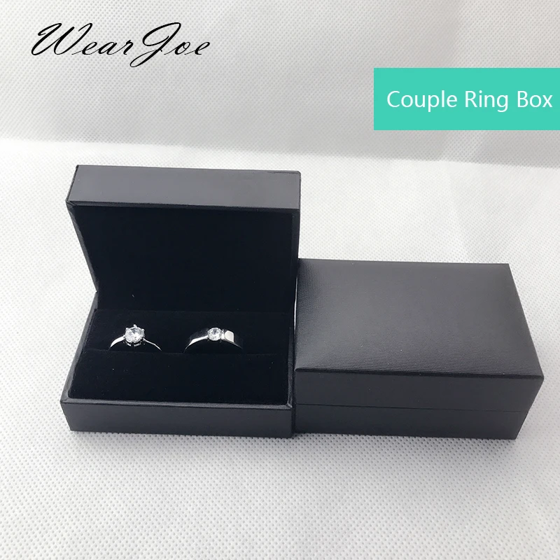 1 Vintage Black Leatherette Paper Jewelry Display Box 5 Style Ring Pendant Bangle Bracelet Pendant Storage & Package Stand Case