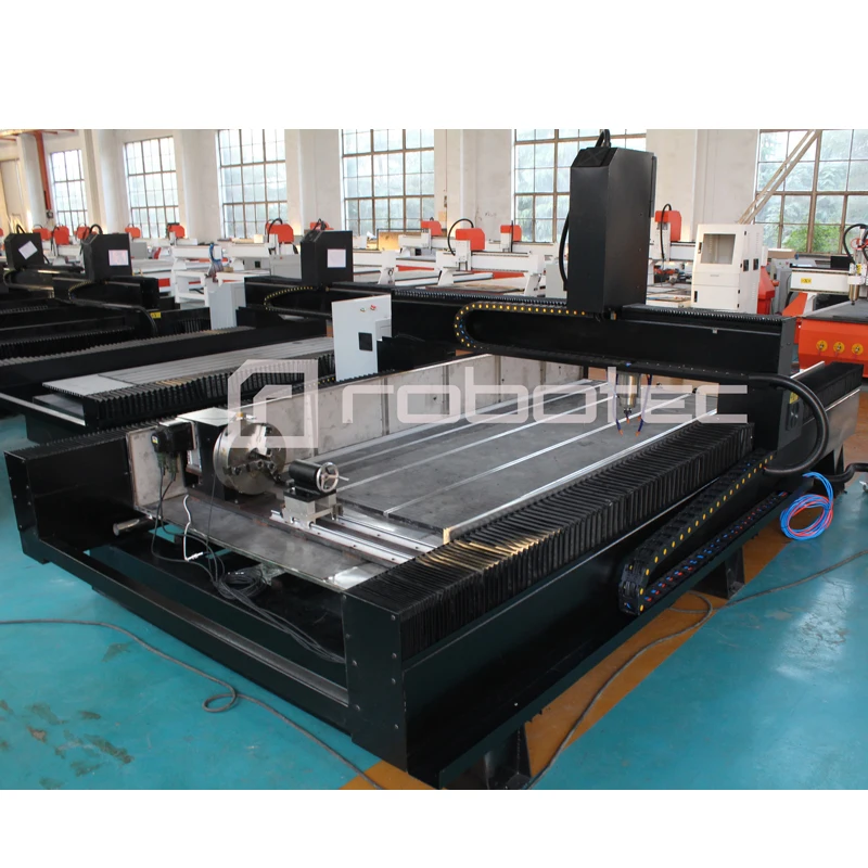 Máquina de grabado 3d de granito de mármol, cortadora 1325, enrutador cnc barato