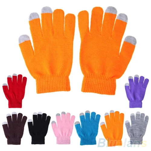 Touch Screen Gloves Women's Gloves Knitted Wool Hand Wrist Warmer Touch Screen Winter Gloves Hot Sellinghot Men's  Gloves