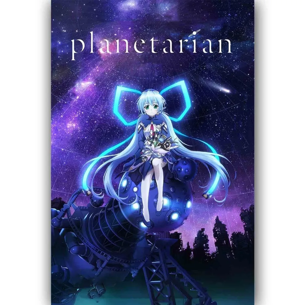 New Planetarian Chiisana Hoshi no Yume-Silk Art Poster Wall Sticker Decoration Gift