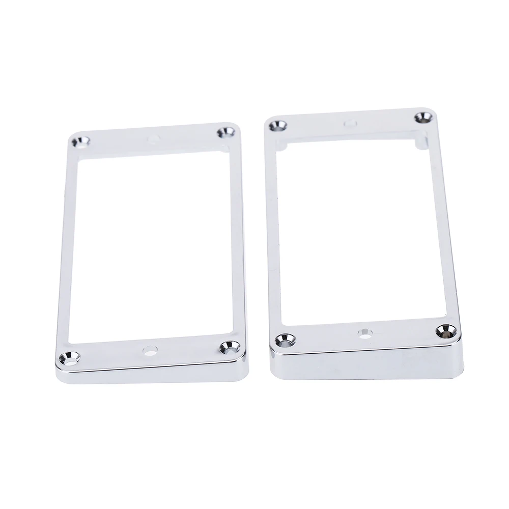 High Quality Chrome-Plated Plastic Guitar Pickup Frame Mounting Ring for Electric Guitar Silver Guitar Parts & Accessories