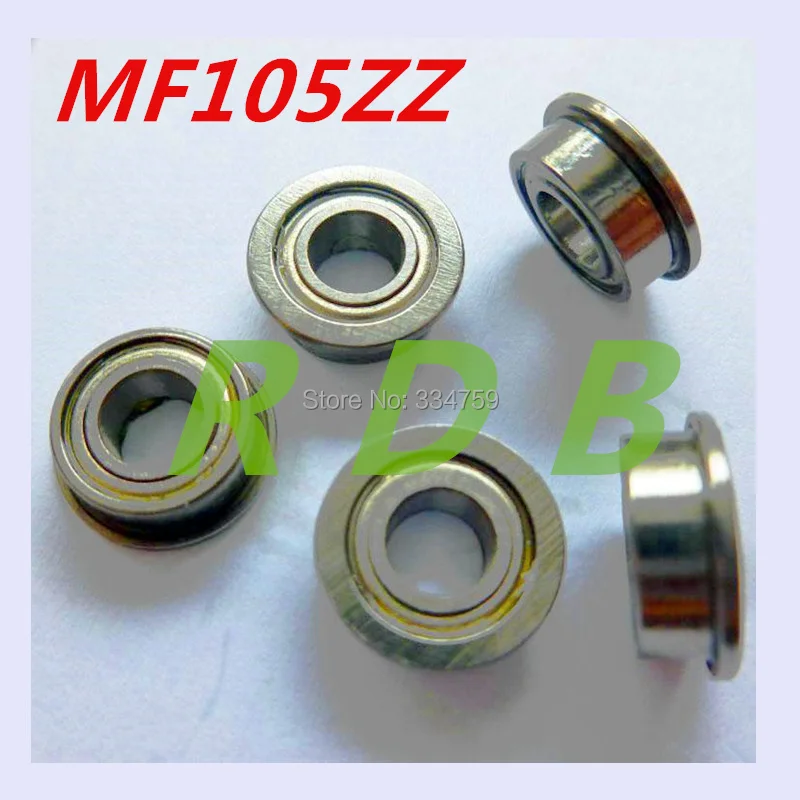 5pcs/lot  Boutique flange ball bearings MF105ZZ / LF1050ZZ size 5*10*11.6*4*0.8 mm