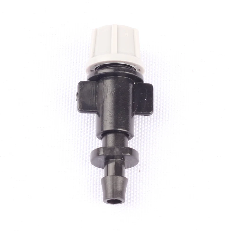 

Wholesale 100pcs Single Gray Misting Nozzle With 1/4'' Barbed Connector Garden Greenhouse Lawn Micro Drip Irrigation Sprinkler