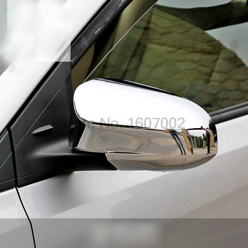 For Toyota Yaris XP150 Hatchback 5dr 2014 2015 Chrome Car Door Side Mirror Cover Protrectors Rearview Mirrors Trim Accessories