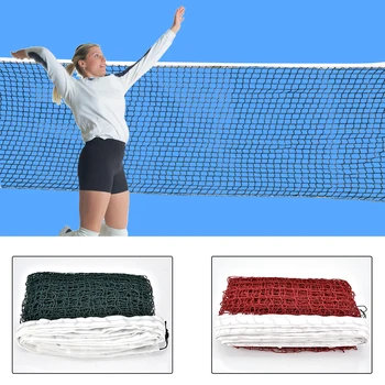 6.1mX0.75m Professional Sport Training Standard Badminton Net Outdoor Tennis Net Mesh Volleyball Net Exercise Drop Shipping