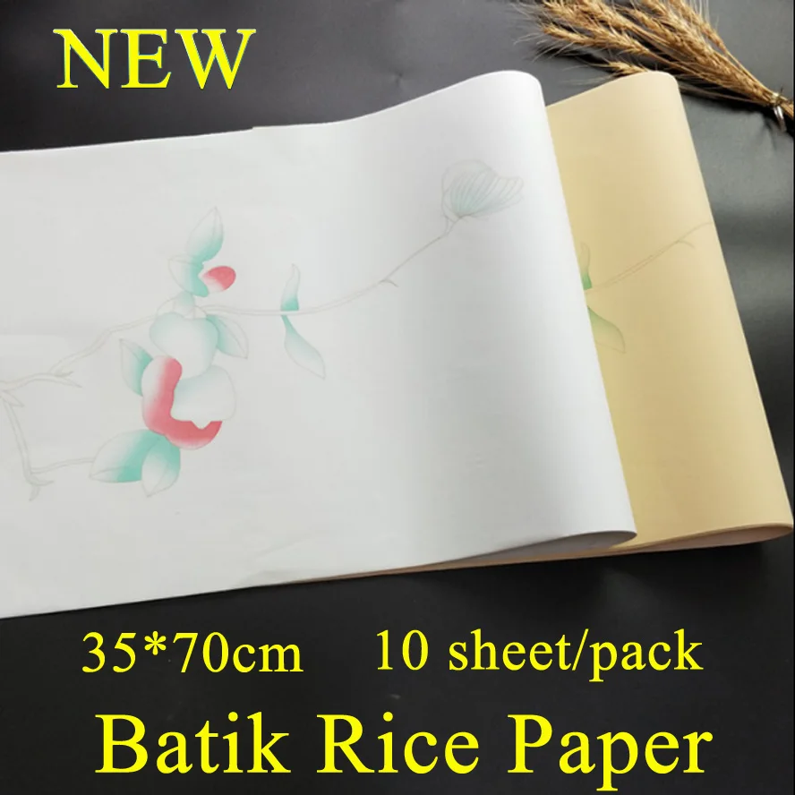 

35*70cm archaistic Painting Paper Batik Chinese Calligraphy rice paper for Artist painting drawing painting supply