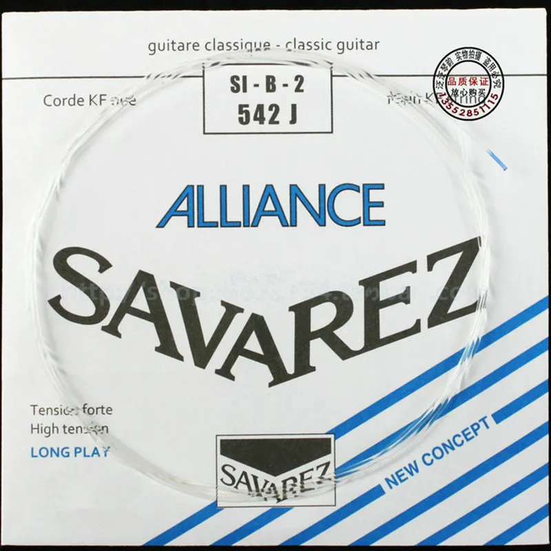 Savarez Performance Classic Guitar Strings Set 540J 540R Carbon Fiber Alliance Strings For Classical Guitar Musical Instruments