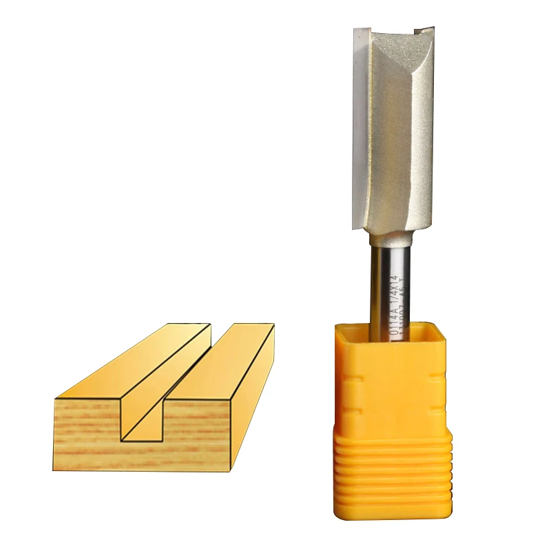 Metric Flute Straight Bit Arden Router Bit - 1/4*14mm - 1/4